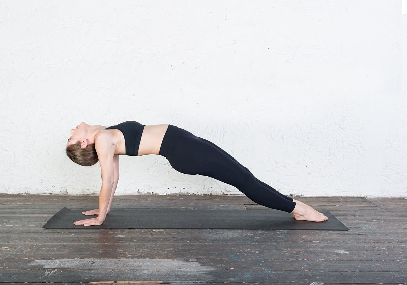 Benefits of Upward Plank Pose: • Strengthens your triceps, wrists, back,  and legs. • Stretches your shoulders, chest, and front ankle... | Instagram