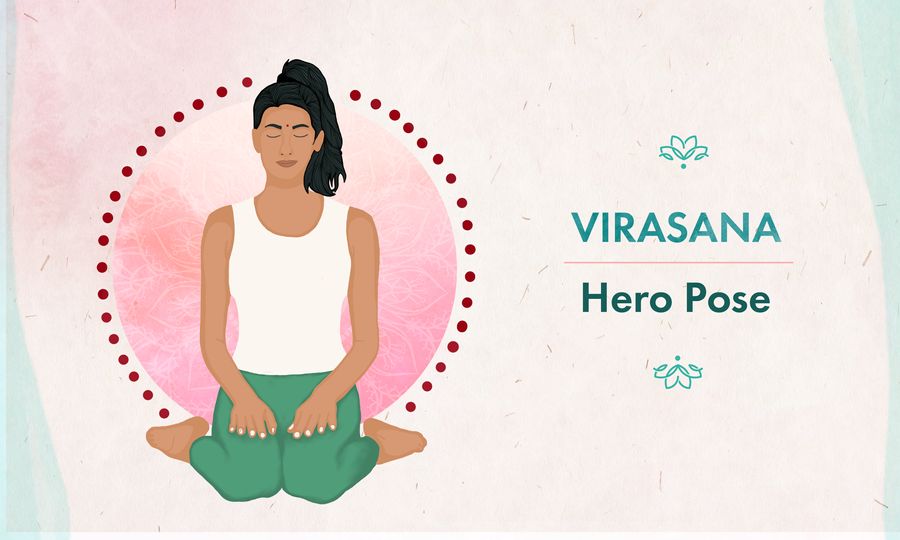 Supta Virasana | How to do Reclining Hero pose - YouTube
