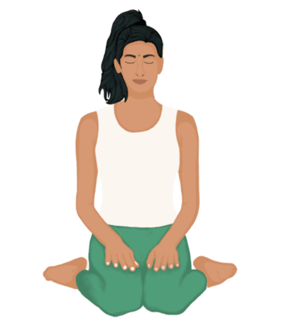 Hero Pose (Virasana): How to Do (Steps) and Benefits - Fitsri Yoga